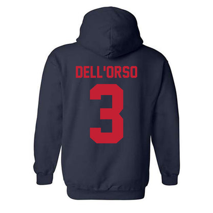Arizona - NCAA Men's Basketball : Anthony Dell'Orso - Sport Shersey Hooded Sweatshirt-1