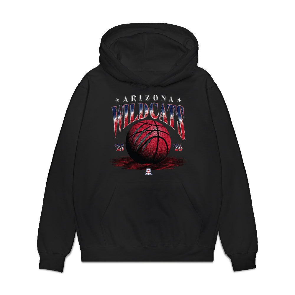 Arizona - NCAA Men's Basketball : Ivan Kharchenkov - Sport Shersey Premium Hooded Sweatshirt-0
