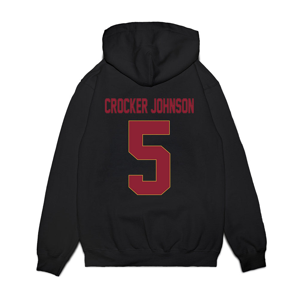 Minnesota - NCAA Men's Basketball : Jaylen Crocker johnson - Golden Gophers Premium Hooded Sweatshirt-1