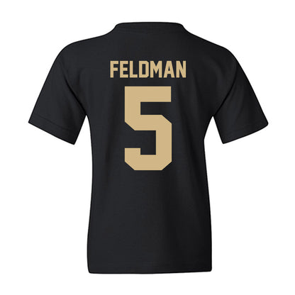 Purdue - NCAA Women's Basketball : Taylor Feldman - Vintage Basketball Youth T-Shirt-1