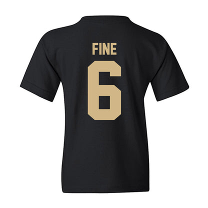 Purdue - NCAA Men's Basketball : Aaron Fine - Vintage Basketball Youth T-Shirt-1