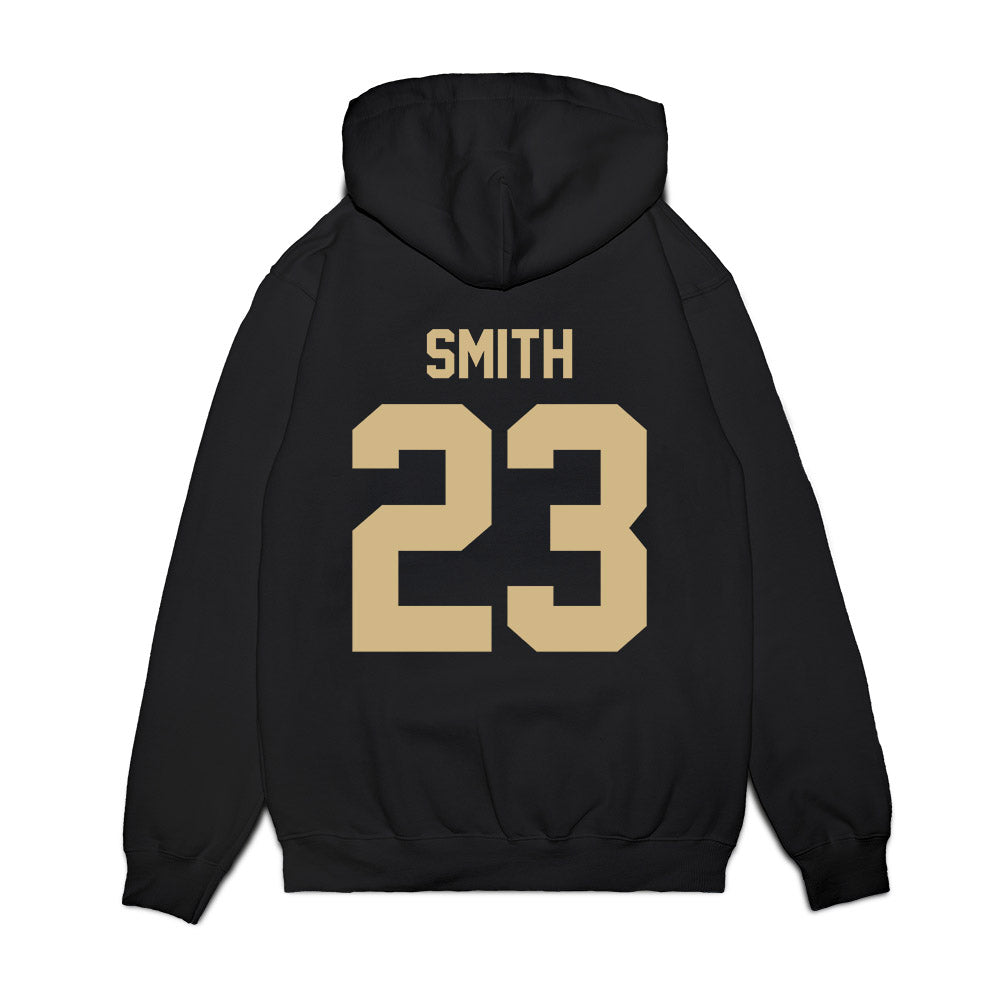Purdue - NCAA Women's Basketball : Kiara Smith - Vintage Basketball Premium Hooded Sweatshirt-1