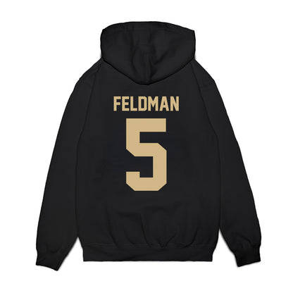 Purdue - NCAA Women's Basketball : Taylor Feldman - Vintage Basketball Premium Hooded Sweatshirt-1