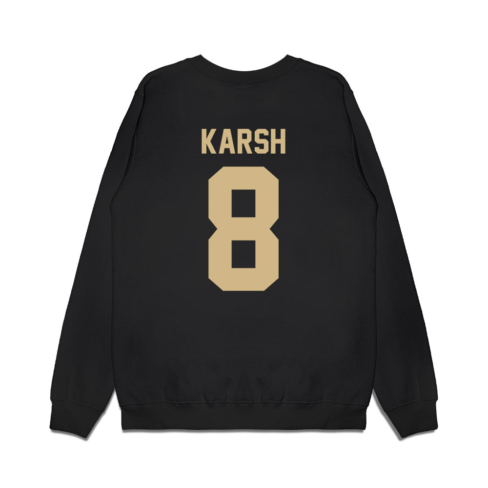 Purdue - NCAA Women's Basketball : Hila Karsh - Vintage Basketball Premium Crewneck Sweatshirt-1