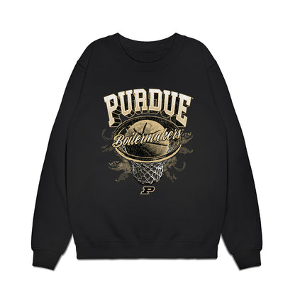 Purdue - NCAA Women's Basketball : Kiki Smith - Vintage Basketball Premium Crewneck Sweatshirt-0