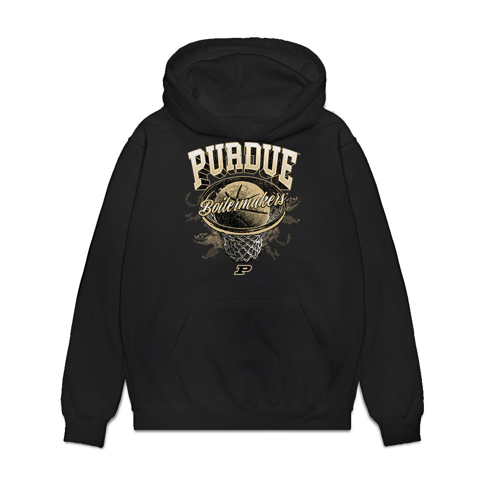 Purdue - NCAA Men's Basketball : Aaron Fine - Vintage Basketball Premium Hooded Sweatshirt-0