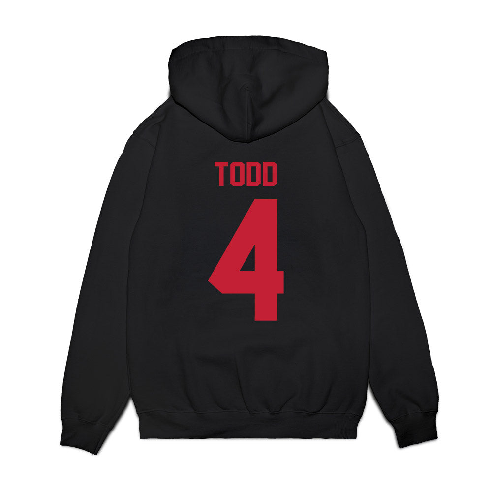 Ohio State - NCAA Women's Basketball : Tyana Todd - Vintage Basketball Premium Hooded Sweatshirt-1