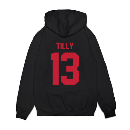 Ohio State - NCAA Men's Basketball : Christoph Tilly - Vintage Basketball Premium Hooded Sweatshirt-1