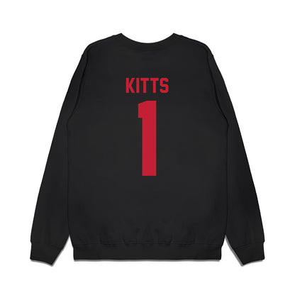 Ohio State - NCAA Women's Basketball : Kylee Kitts - Vintage Basketball Premium Crewneck Sweatshirt-1