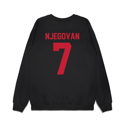 Ohio State - NCAA Men's Basketball : Ivan Njegovan - Vintage Basketball Premium Crewneck Sweatshirt-1