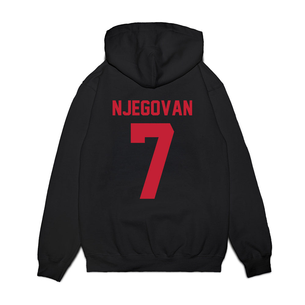 Ohio State - NCAA Men's Basketball : Ivan Njegovan - Vintage Basketball Premium Hooded Sweatshirt-1