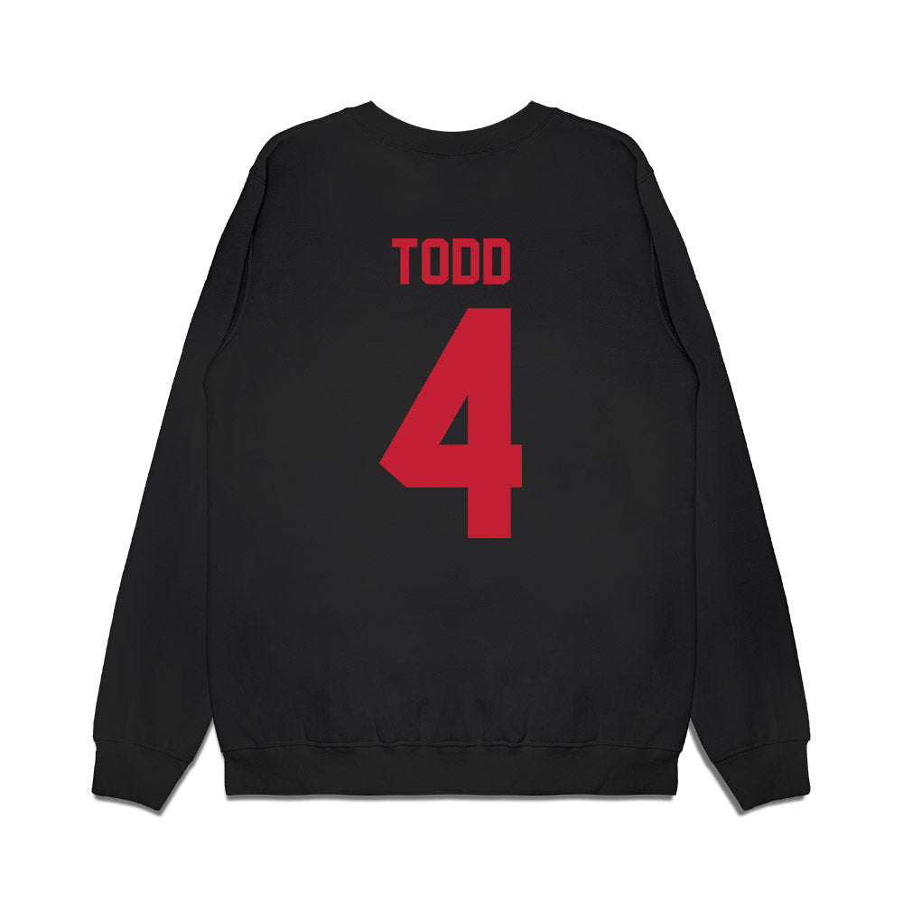 Ohio State - NCAA Women's Basketball : Tyana Todd - Vintage Basketball Premium Crewneck Sweatshirt-1