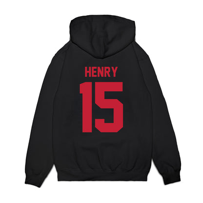 Ohio State - NCAA Women's Basketball : Seini Henry - Vintage Basketball Premium Hooded Sweatshirt-1