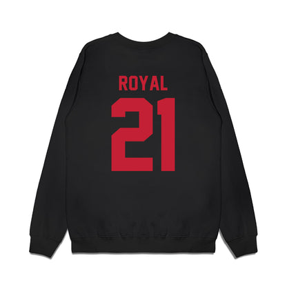 Ohio State - NCAA Men's Basketball : Devin Royal - Vintage Basketball Premium Crewneck Sweatshirt-1