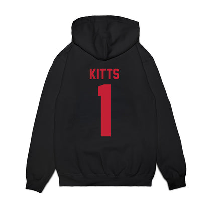 Ohio State - NCAA Women's Basketball : Kylee Kitts - Vintage Basketball Premium Hooded Sweatshirt-1