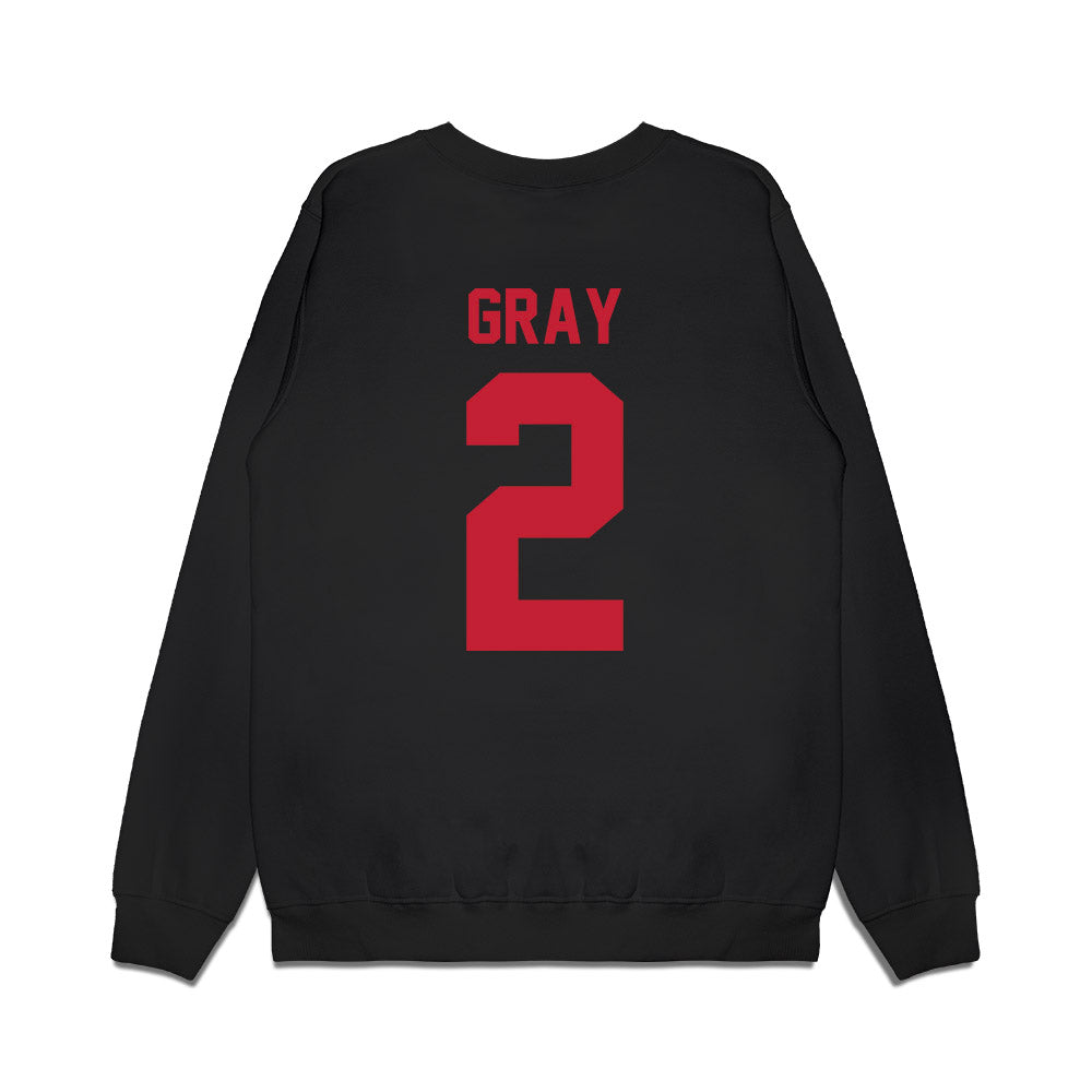 Ohio State - NCAA Women's Basketball : Chance Gray - Vintage Basketball Premium Crewneck Sweatshirt-1