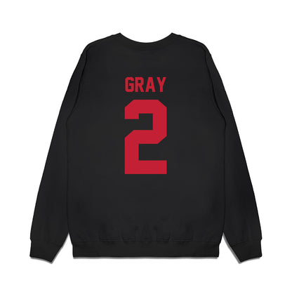 Ohio State - NCAA Women's Basketball : Chance Gray - Vintage Basketball Premium Crewneck Sweatshirt-1