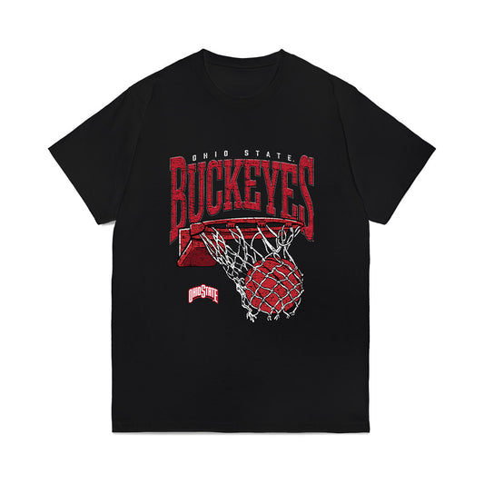 Ohio State - NCAA Women's Basketball : Ella Hobbs - Vintage Basketball Comfort Colors T-Shirt-0