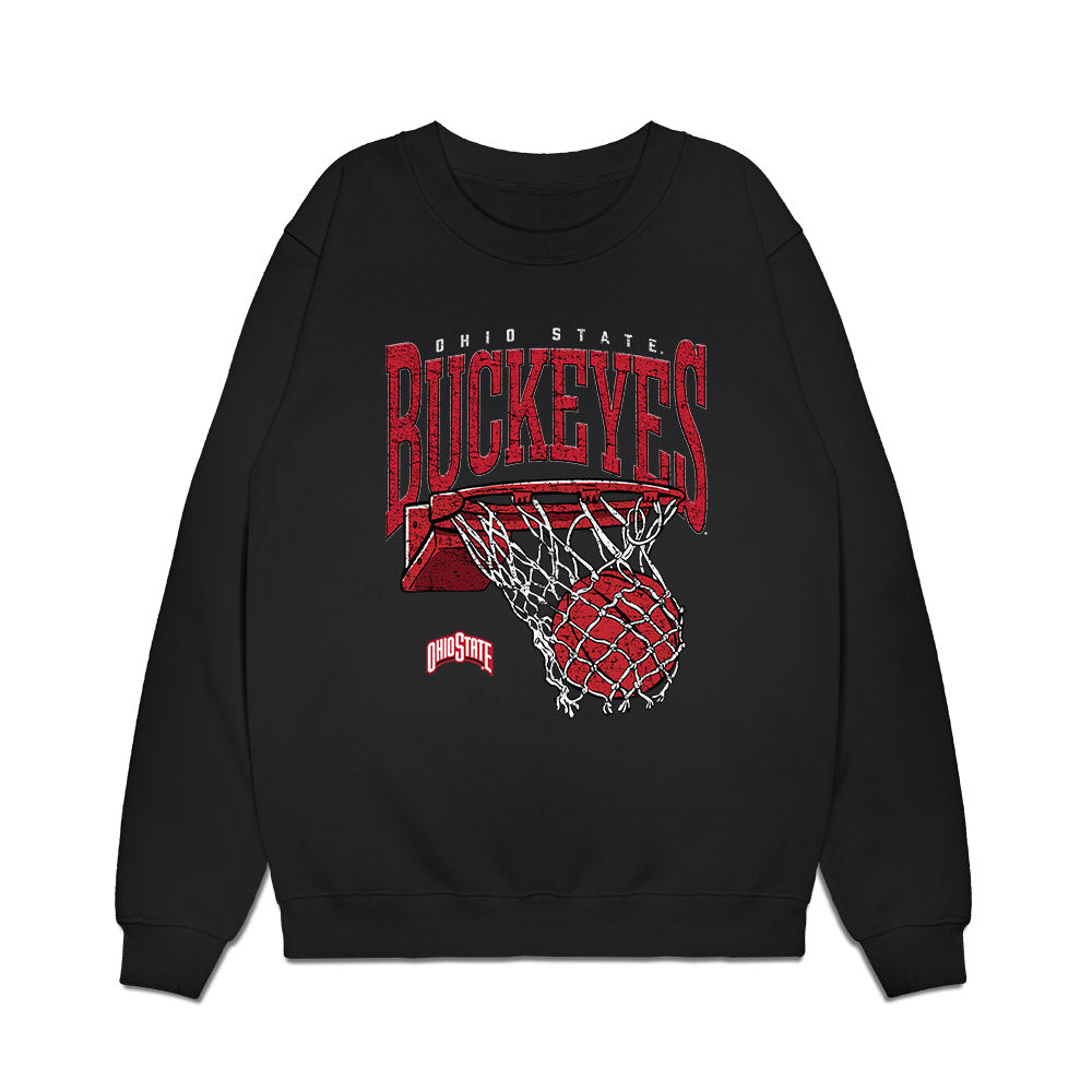 Ohio State - NCAA Men's Basketball : Taison Chatman - Vintage Basketball Premium Crewneck Sweatshirt-0