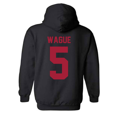 Oklahoma - NCAA Men's Basketball : Mohamed Wague - Sports Shersey Hooded Sweatshirt-1
