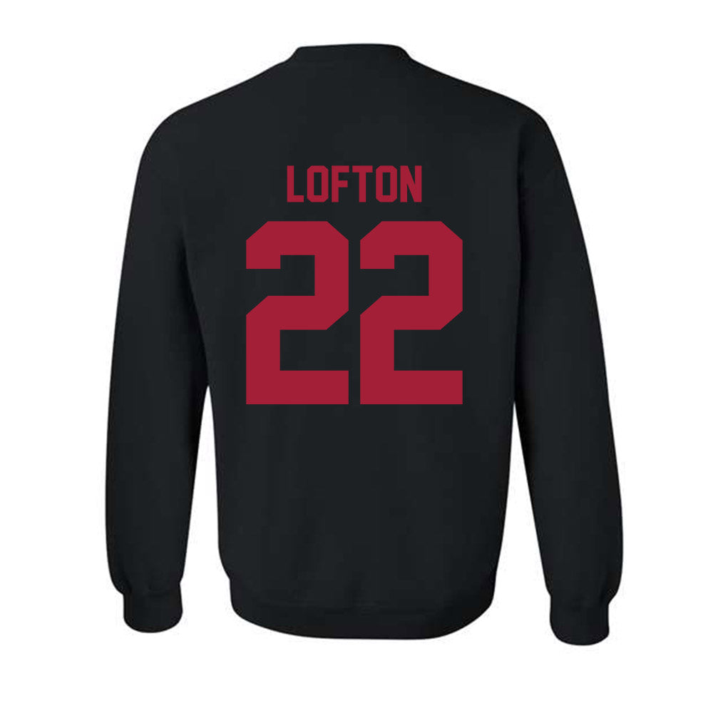 Oklahoma - NCAA Women's Basketball : Keziah Lofton - Sports Shersey Crewneck Sweatshirt-1