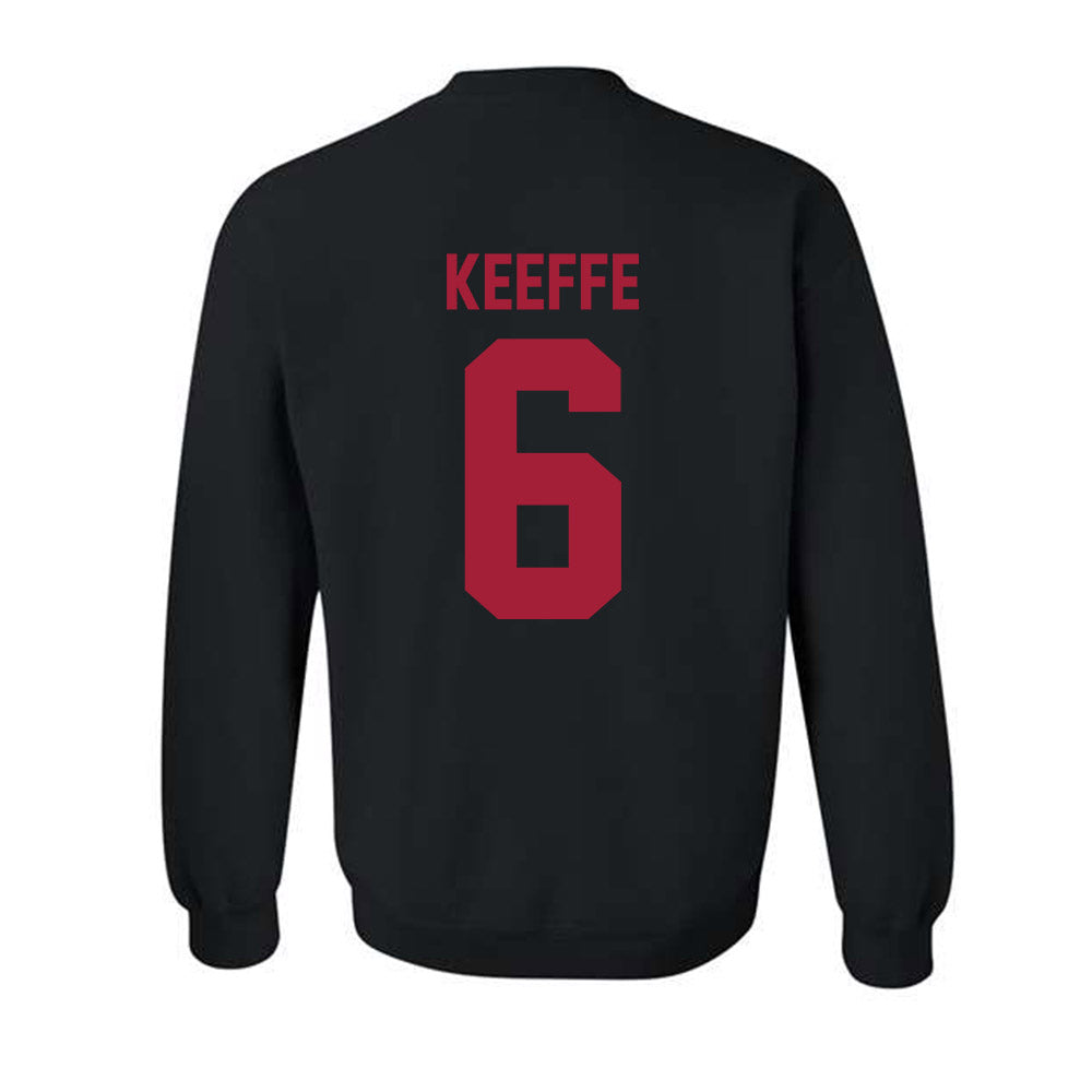 Oklahoma - NCAA Men's Basketball : Finley Keeffe - Sports Shersey Crewneck Sweatshirt-1