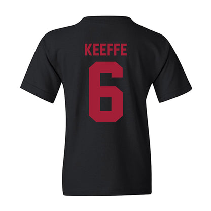 Oklahoma - NCAA Men's Basketball : Finley Keeffe - Sports Shersey Youth T-Shirt-1