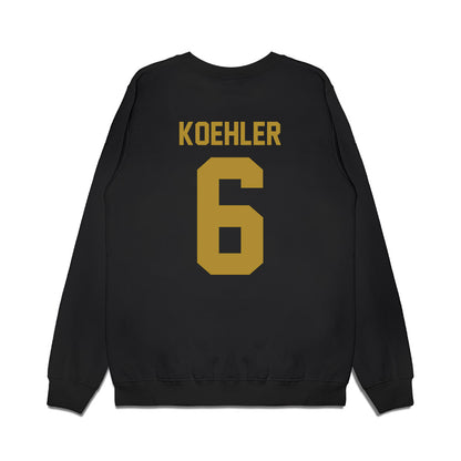 Notre Dame - NCAA Men's Basketball : Brady Koehler - Vintage Shersey Premium Crewneck Sweatshirt-1