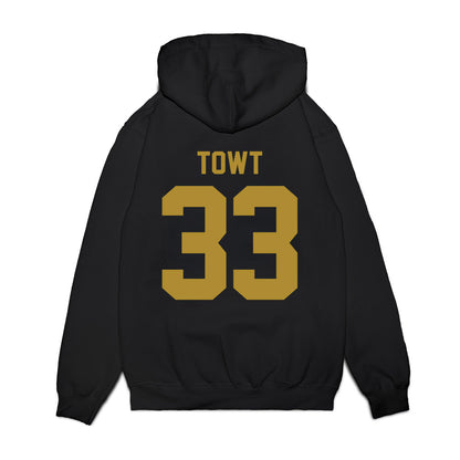 Notre Dame - NCAA Men's Basketball : Carson Towt - Vintage Shersey Premium Hooded Sweatshirt-1