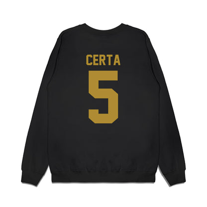 Notre Dame - NCAA Men's Basketball : Cole Certa - Vintage Shersey Premium Crewneck Sweatshirt-1