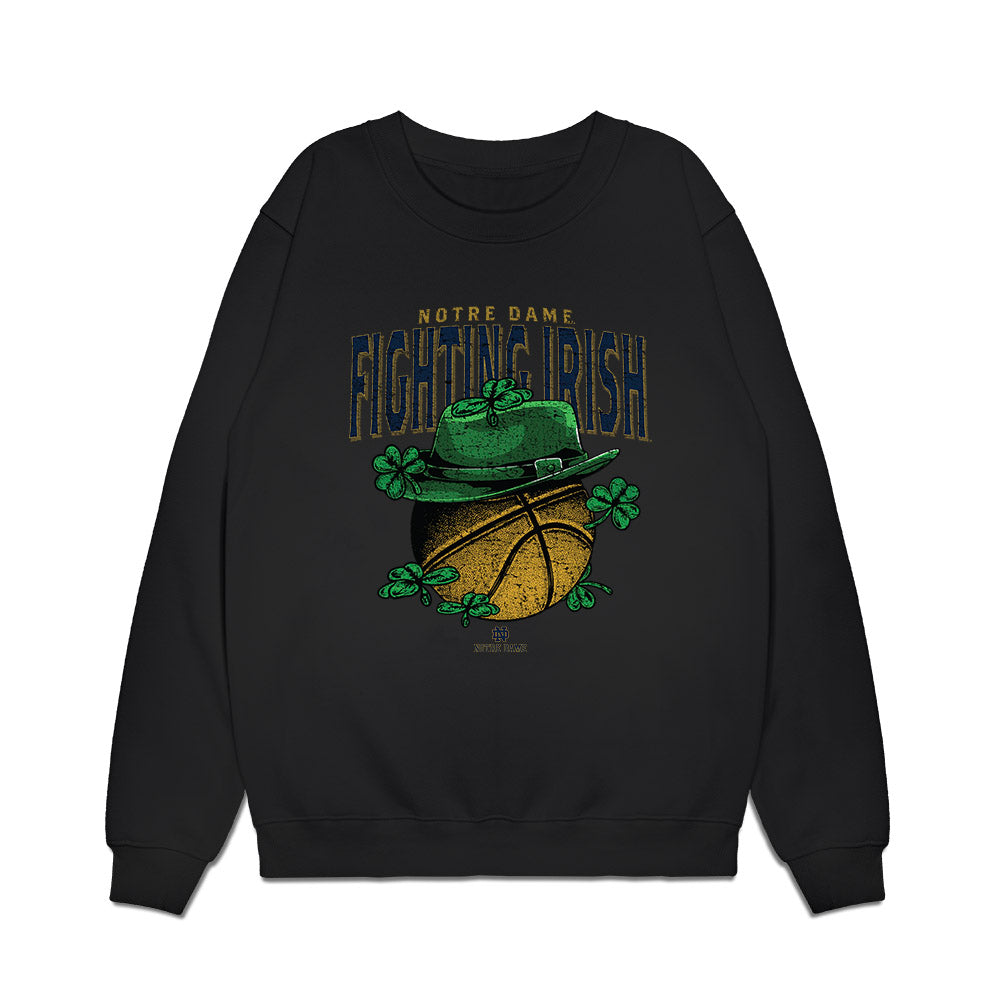 Notre Dame - NCAA Men's Basketball : Sir Mohammed - Vintage Shersey Premium Crewneck Sweatshirt-0