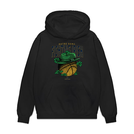 Notre Dame - NCAA Men's Basketball : Brady Stevens - Vintage Shersey Premium Hooded Sweatshirt-0
