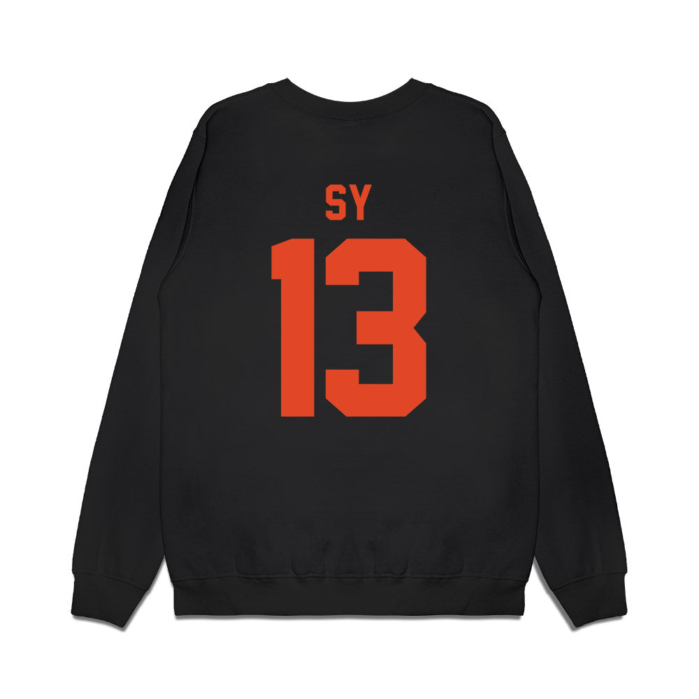 Oregon State - NCAA Men's Basketball : Isaiah Sy - Beavers Shersey Premium Crewneck Sweatshirt-1