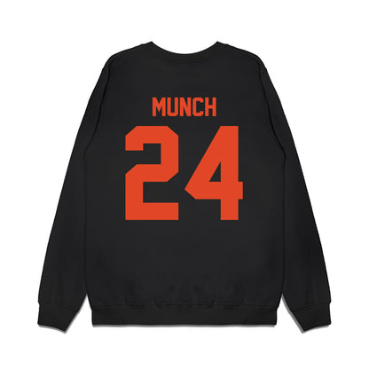 Oregon State - NCAA Men's Basketball : Johan Munch - Beavers Shersey Premium Crewneck Sweatshirt-1