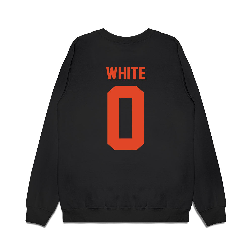 Oregon State - NCAA Men's Basketball : Desmond White - Beavers Shersey Premium Crewneck Sweatshirt-1