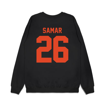 Oregon State - NCAA Men's Basketball : Matija Samar - Beavers Shersey Premium Crewneck Sweatshirt-1