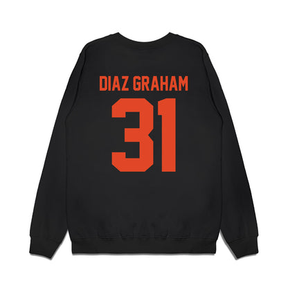 Oregon State - NCAA Men's Basketball : Jorge Diaz Graham - Beavers Shersey Premium Crewneck Sweatshirt-1