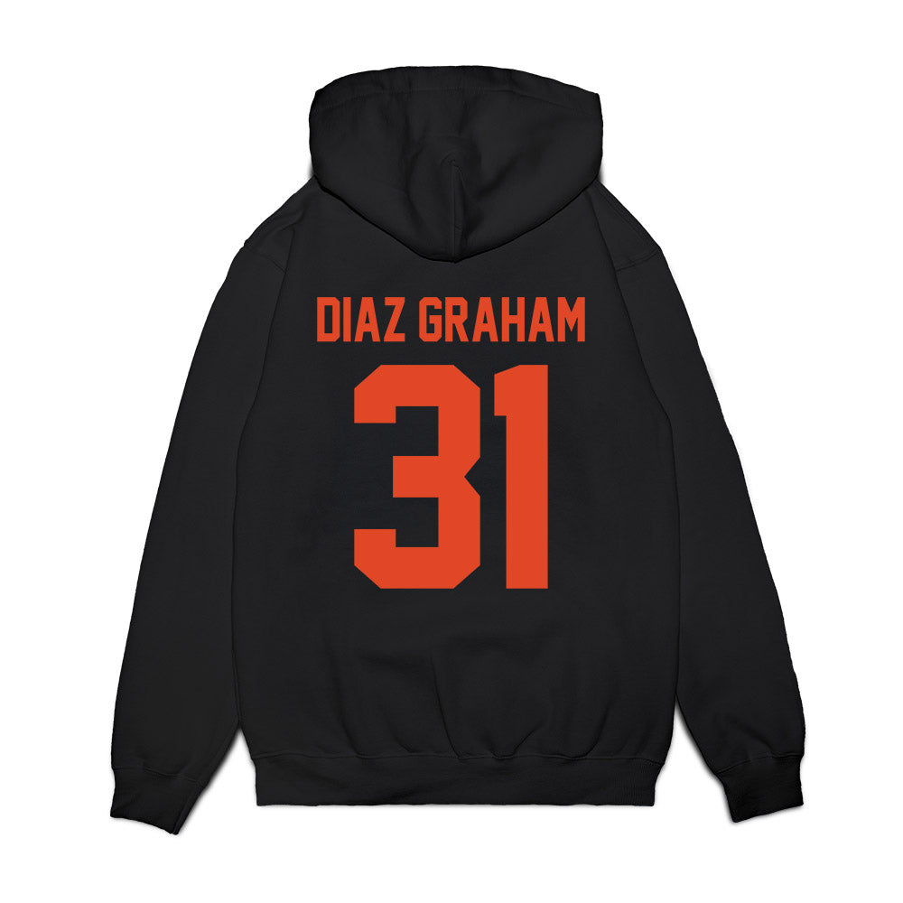 Oregon State - NCAA Men's Basketball : Jorge Diaz Graham - Beavers Shersey Premium Hooded Sweatshirt-1