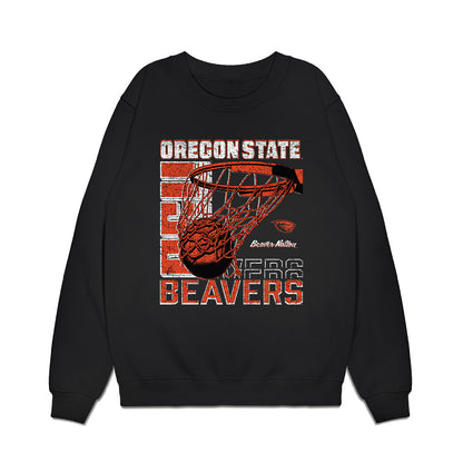 Oregon State - NCAA Men's Basketball : Matija Samar - Beavers Shersey Premium Crewneck Sweatshirt-0