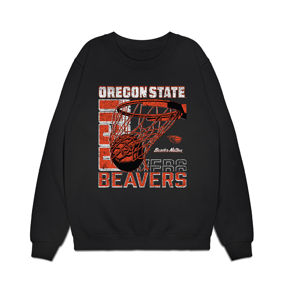 Oregon State - NCAA Women's Basketball : Katelyn Field - Beavers Shersey Premium Crewneck Sweatshirt-0