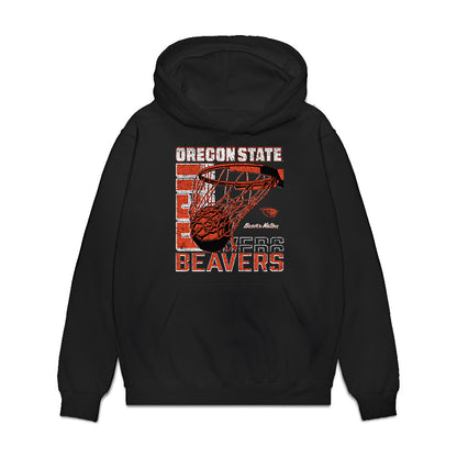 Oregon State - NCAA Men's Basketball : Desmond White - Beavers Shersey Premium Hooded Sweatshirt-0