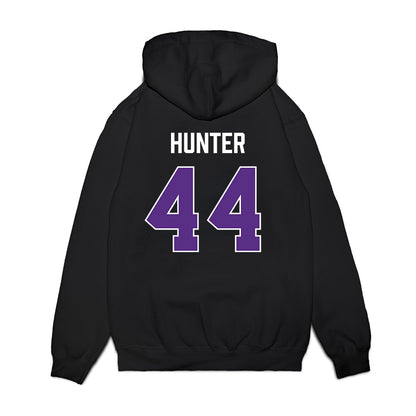 TCU - NCAA Women's Basketball : Emily Hunter - Vintage Basketball Premium Hooded Sweatshirt-1