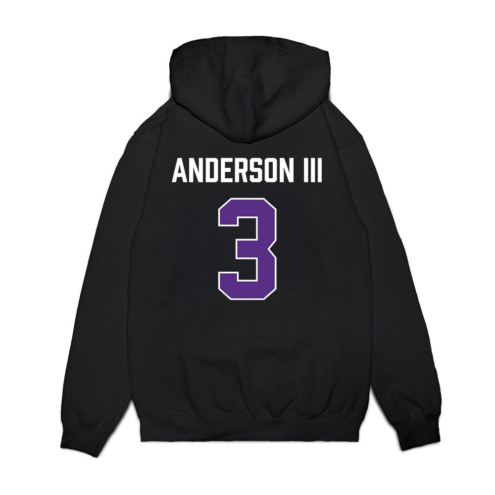 TCU - NCAA Men's Basketball : Avery Anderson III - Vintage Basketball Premium Hooded Sweatshirt-1
