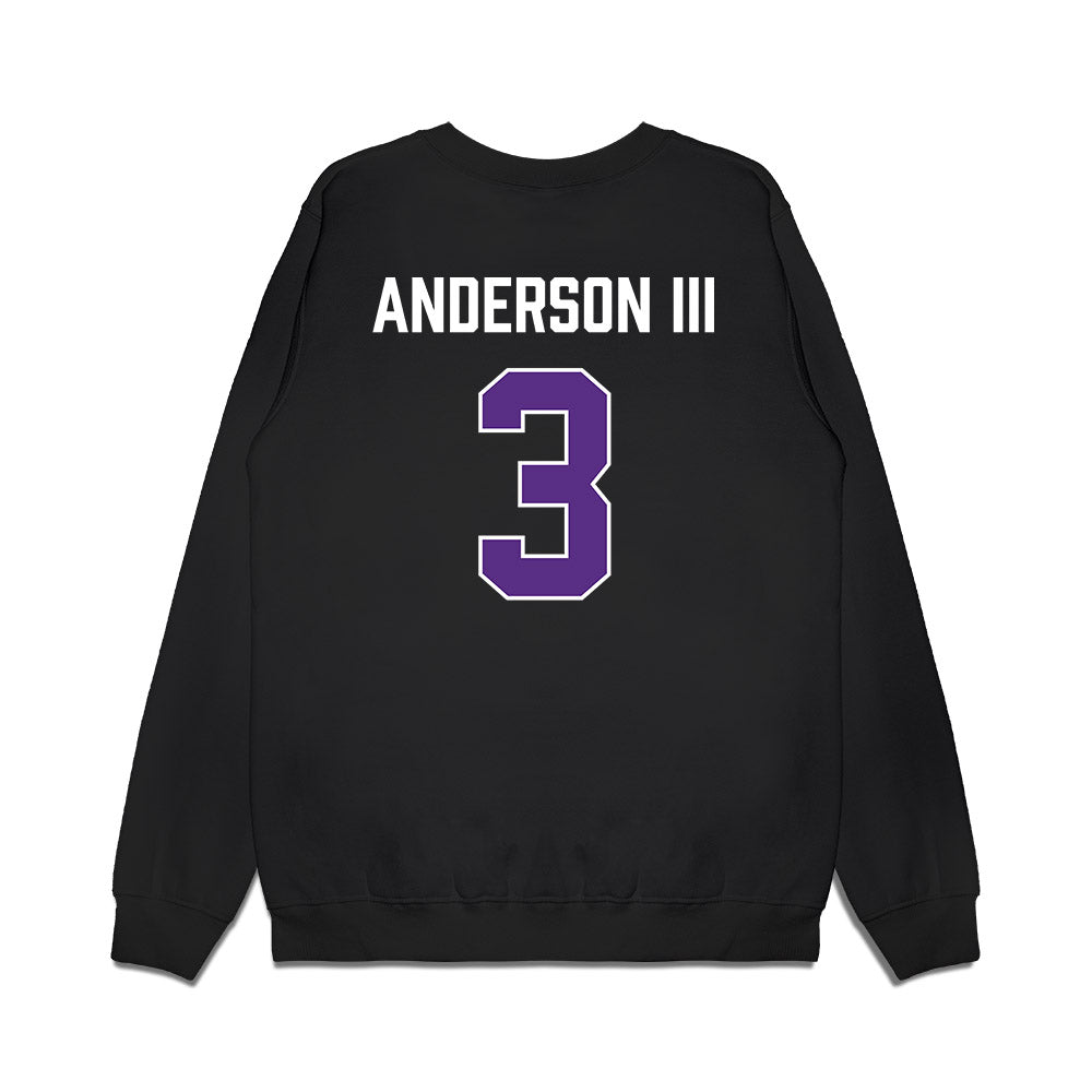 TCU - NCAA Men's Basketball : Avery Anderson III - Vintage Basketball Premium Crewneck Sweatshirt-1