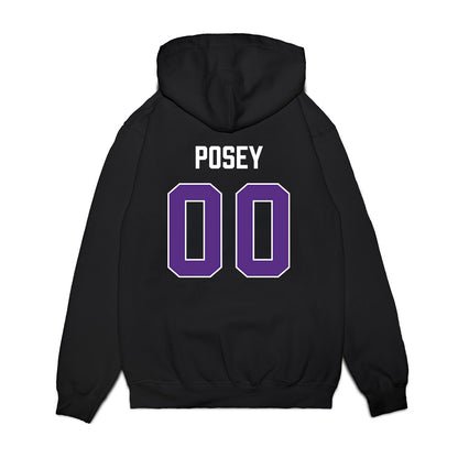 TCU - NCAA Men's Basketball : Jace Posey - Vintage Basketball Premium Hooded Sweatshirt-1