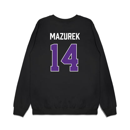 TCU - NCAA Women's Basketball : Natalie Mazurek - Vintage Basketball Premium Crewneck Sweatshirt-1
