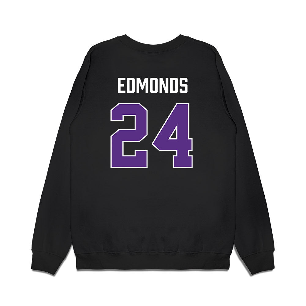 TCU - NCAA Men's Basketball : Xavier Edmonds - Vintage Basketball Premium Crewneck Sweatshirt-1