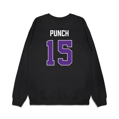 TCU - NCAA Men's Basketball : David Punch - Vintage Basketball Premium Crewneck Sweatshirt-1