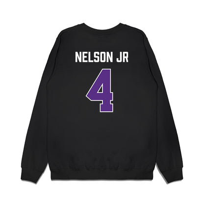 TCU - NCAA Men's Basketball : Jameer Nelson Jr - Vintage Basketball Premium Crewneck Sweatshirt-1