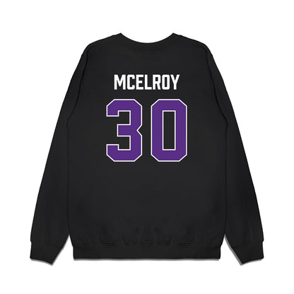 TCU - NCAA Men's Basketball : Drew McElroy - Vintage Basketball Premium Crewneck Sweatshirt-1